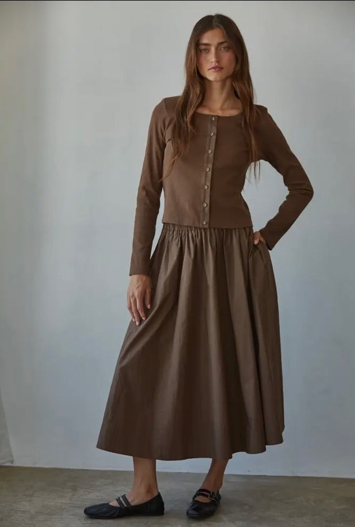 OCTOBER MIDI SKIRT