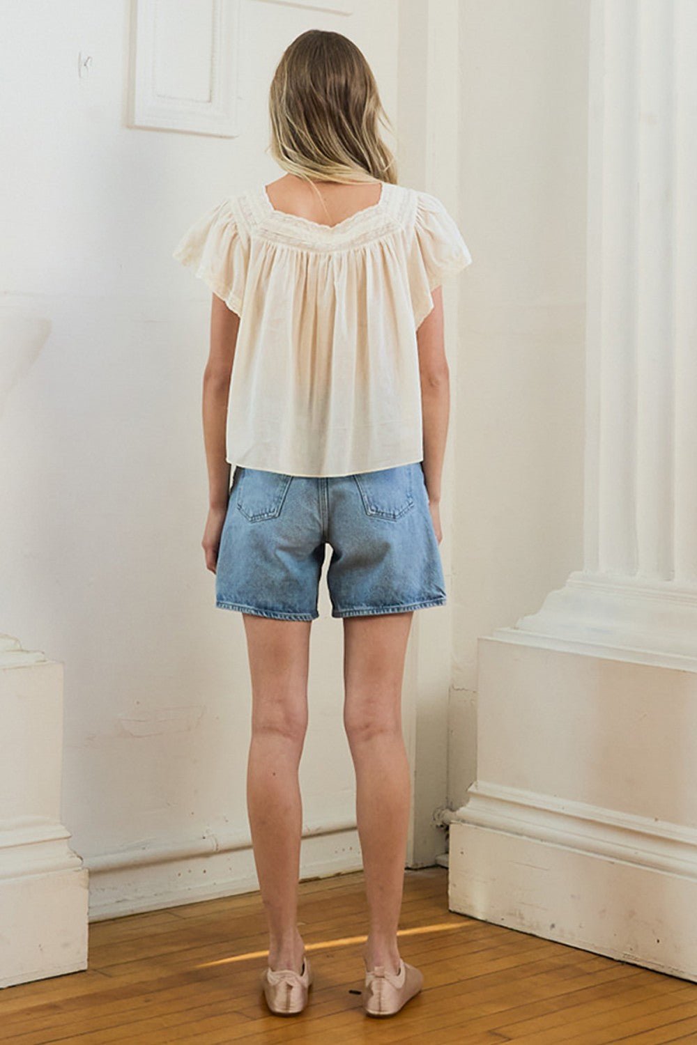AMELIA PINTUCK BLOUSE - Esther Penn