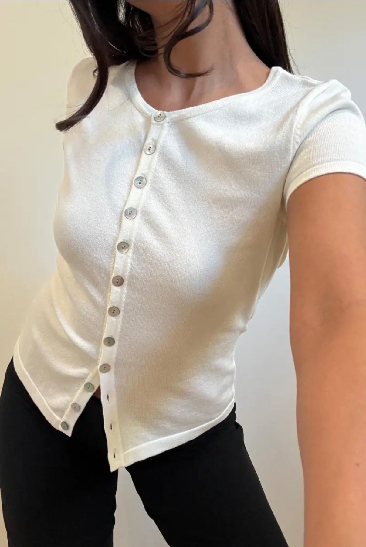 ASHTON BUTTON UP TOP - Esther Penn
