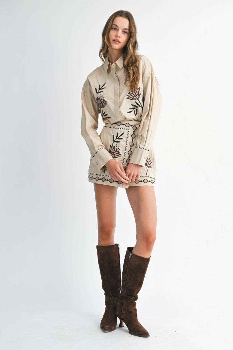 TIME FLIES SKIRT