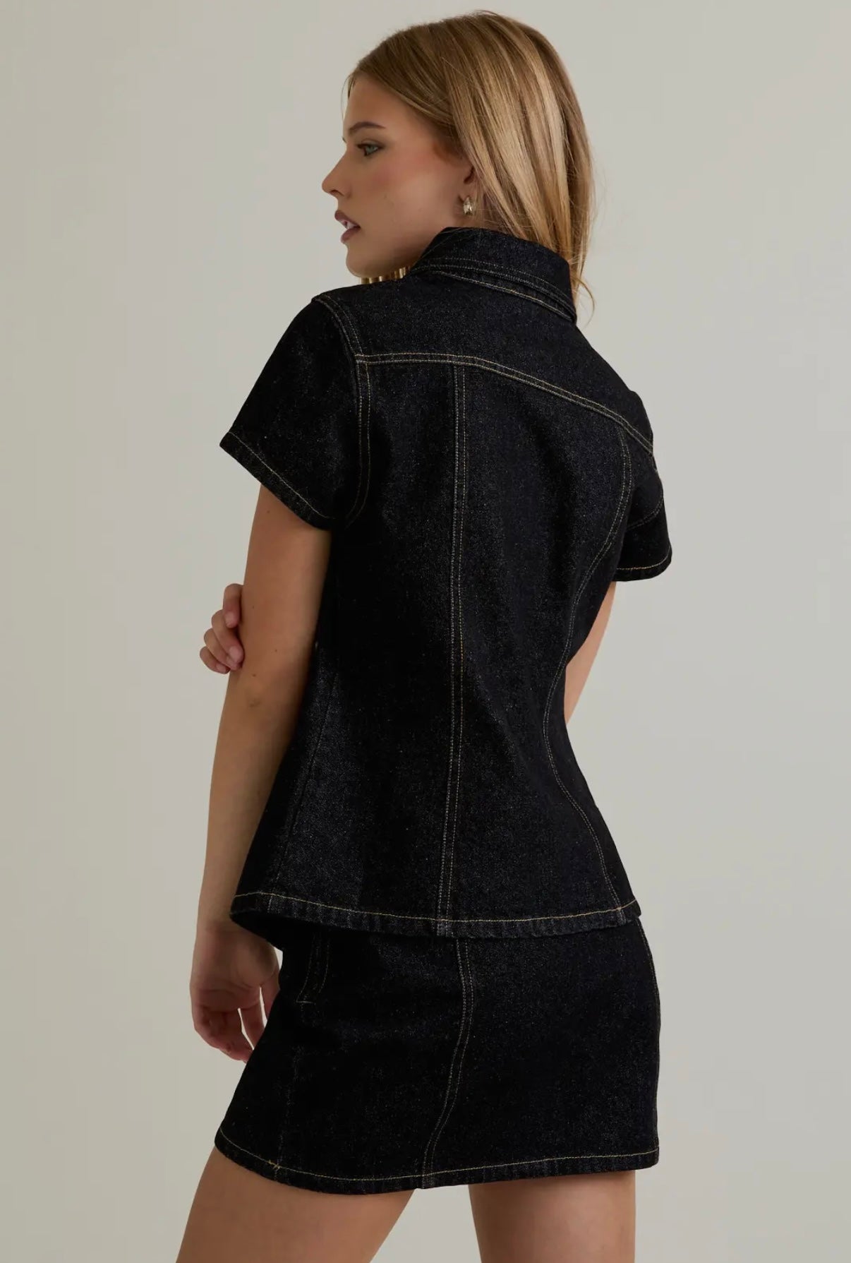 MAVERICK DENIM TOP