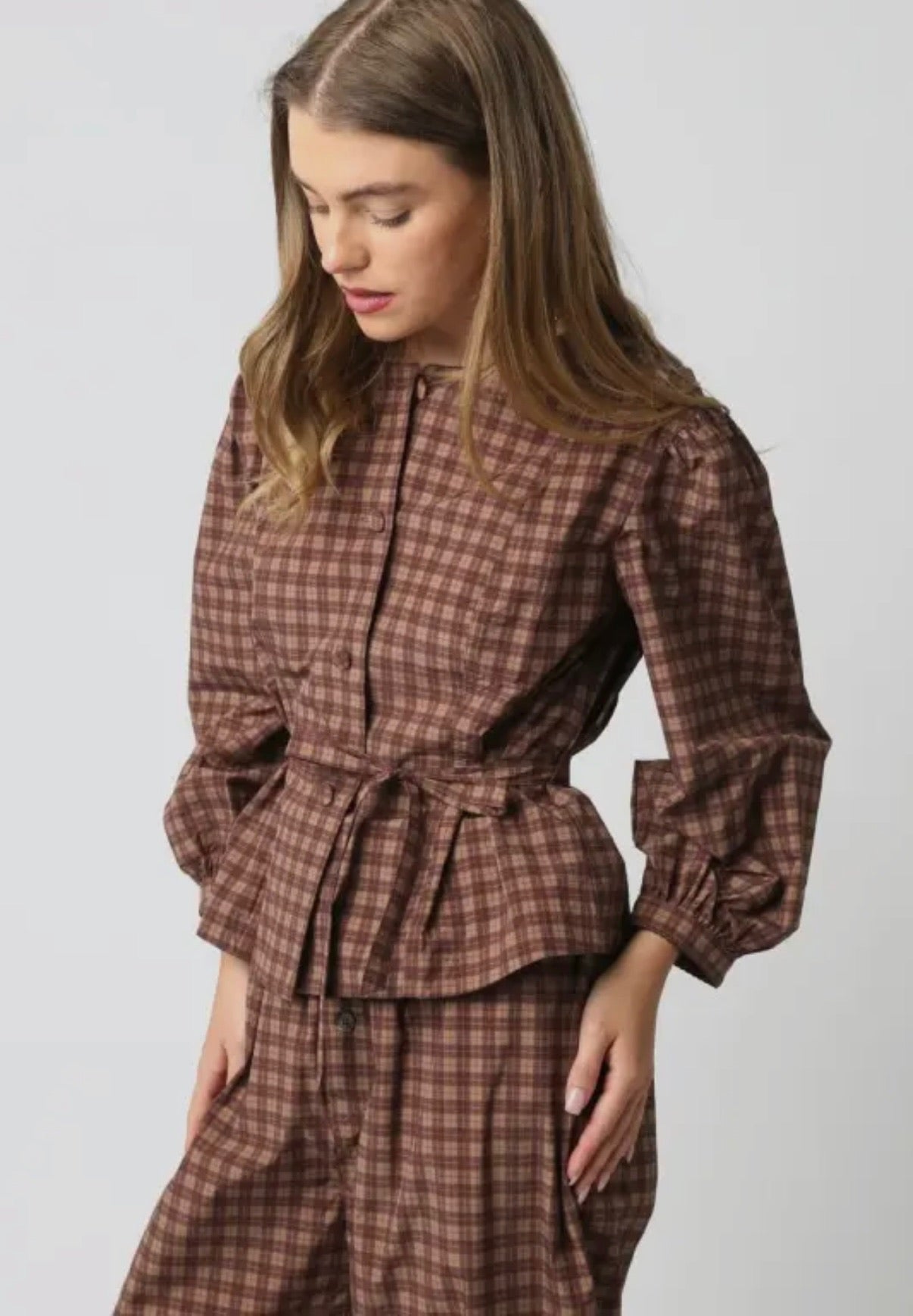 BELEN GINGHAM TOP