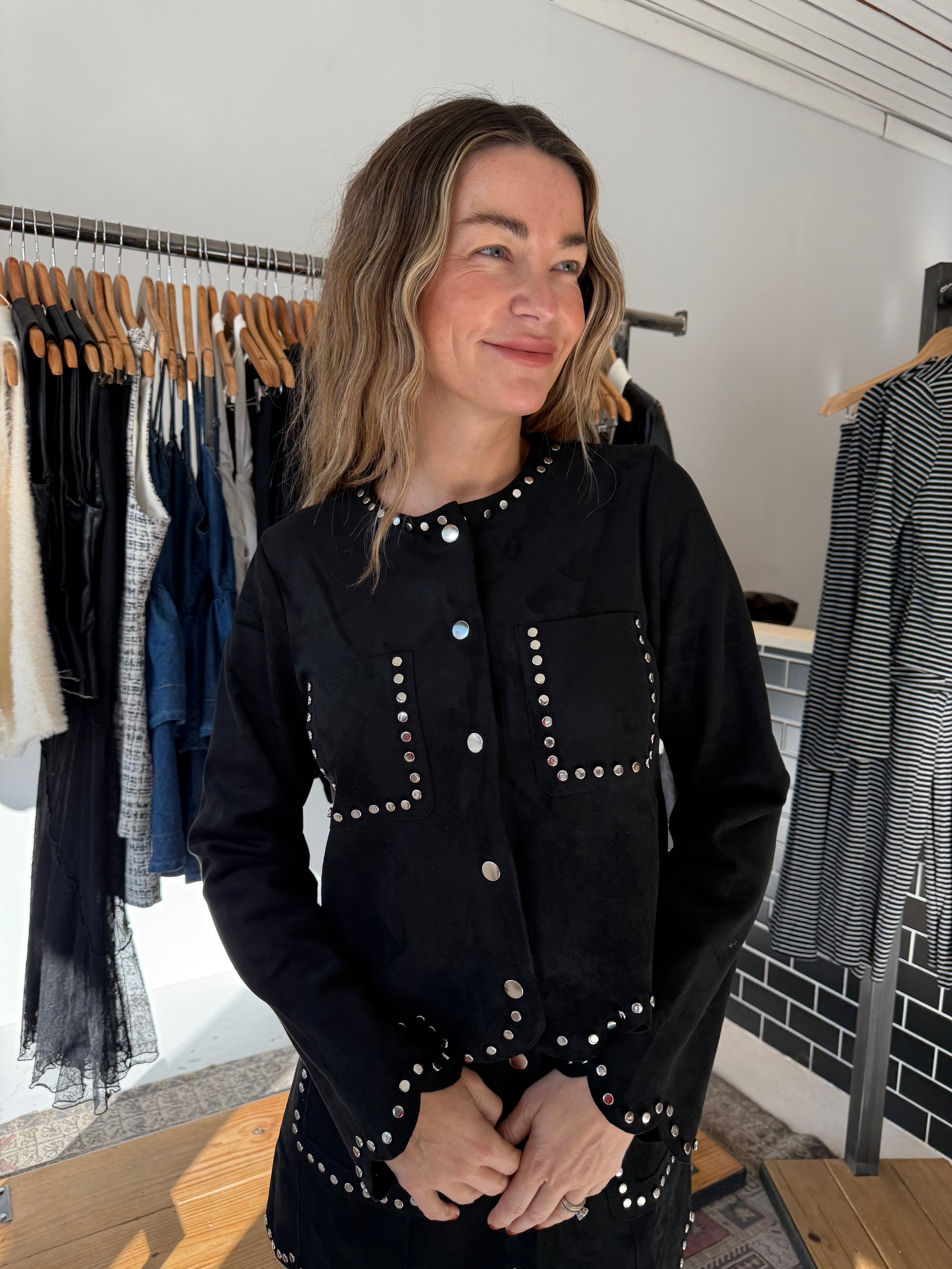 MARGOT STUDDED JACKET