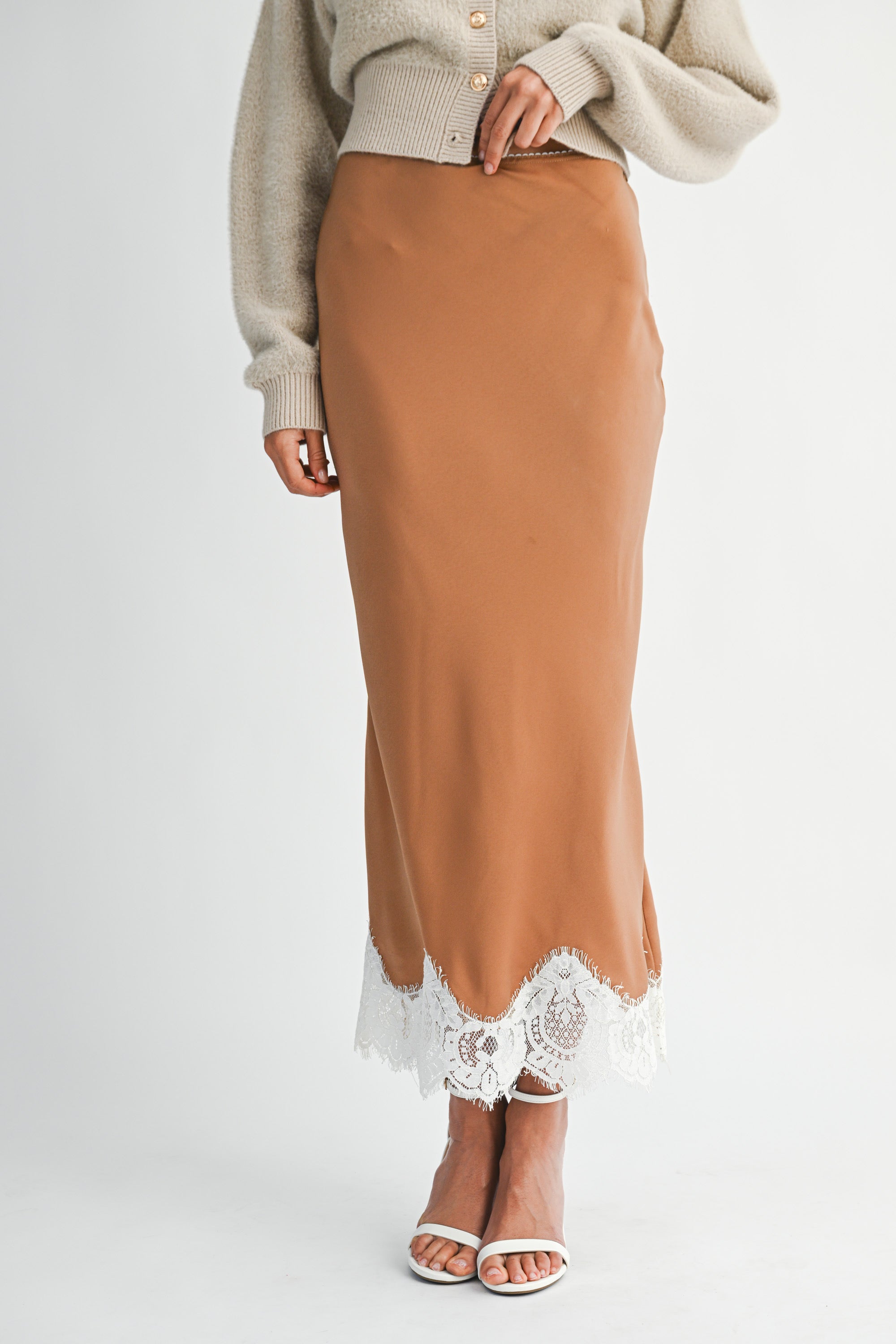 WYNNE LACE TRIM SKIRT