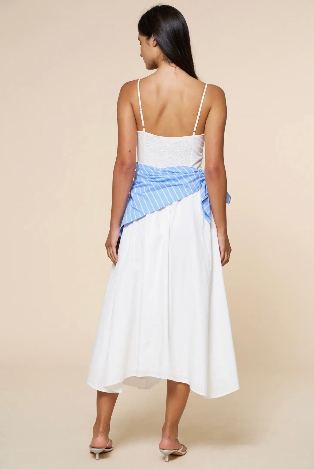 AMALFI SUNSET SCARF DRESS