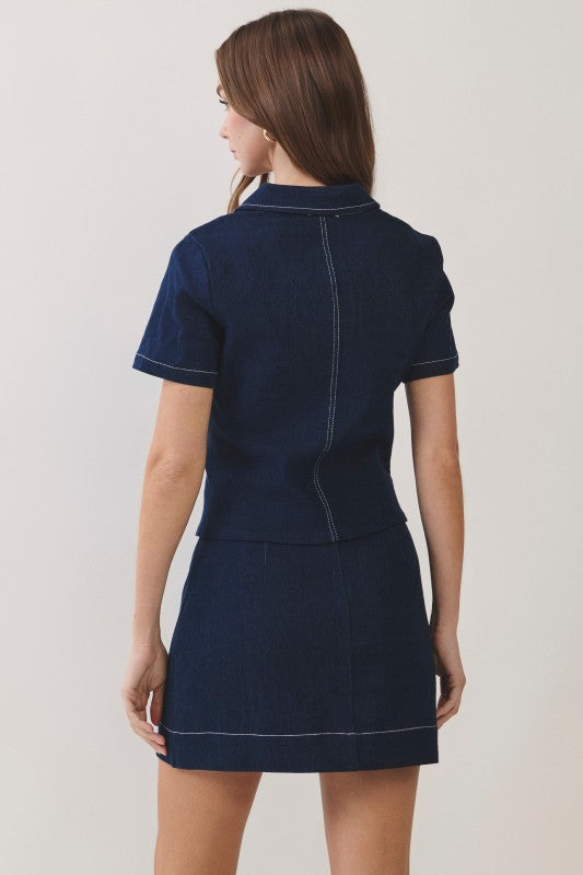 Lennox Blue Top