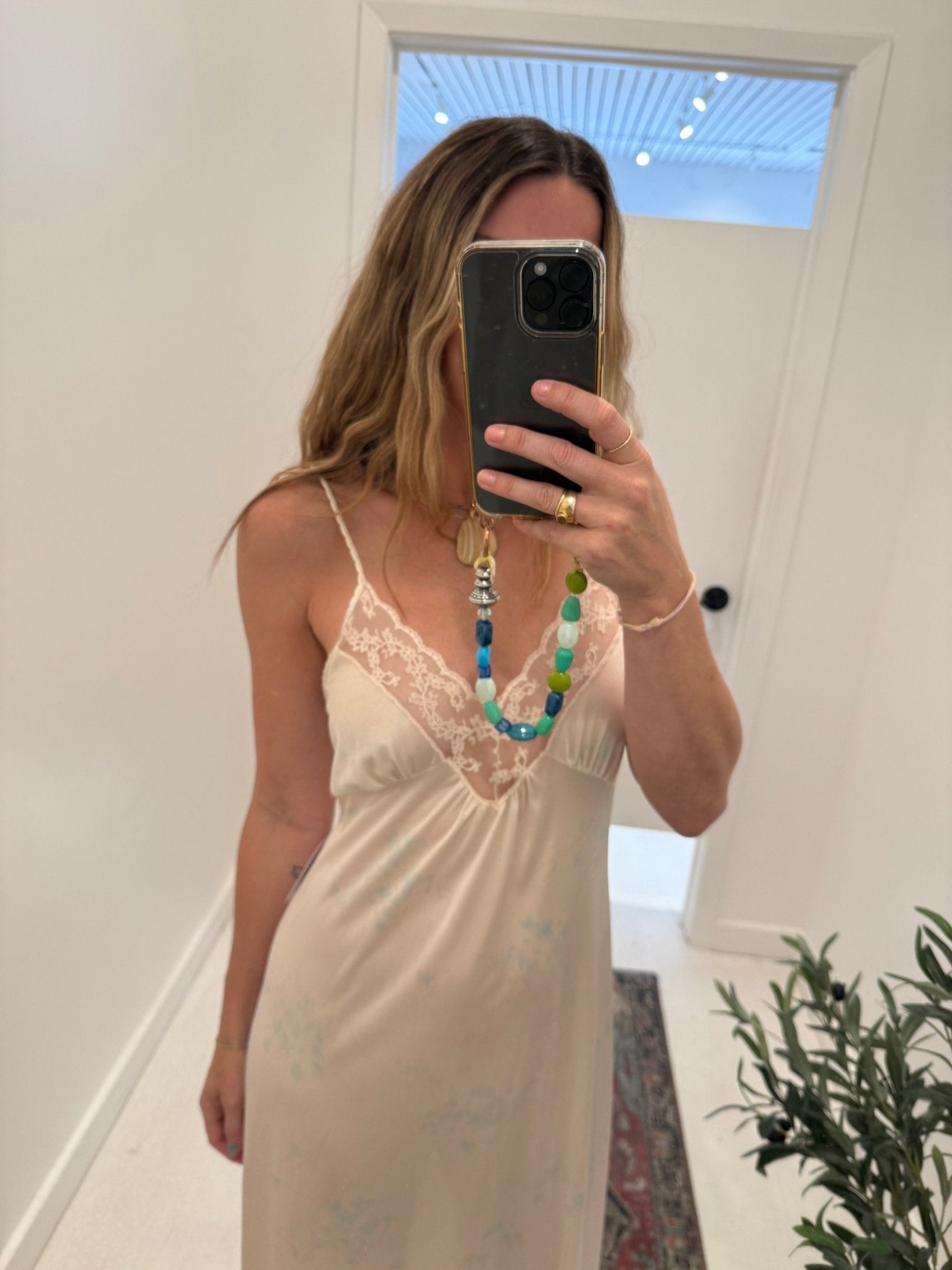 Vintage - Floral Maxi Slip Dress - Esther Penn