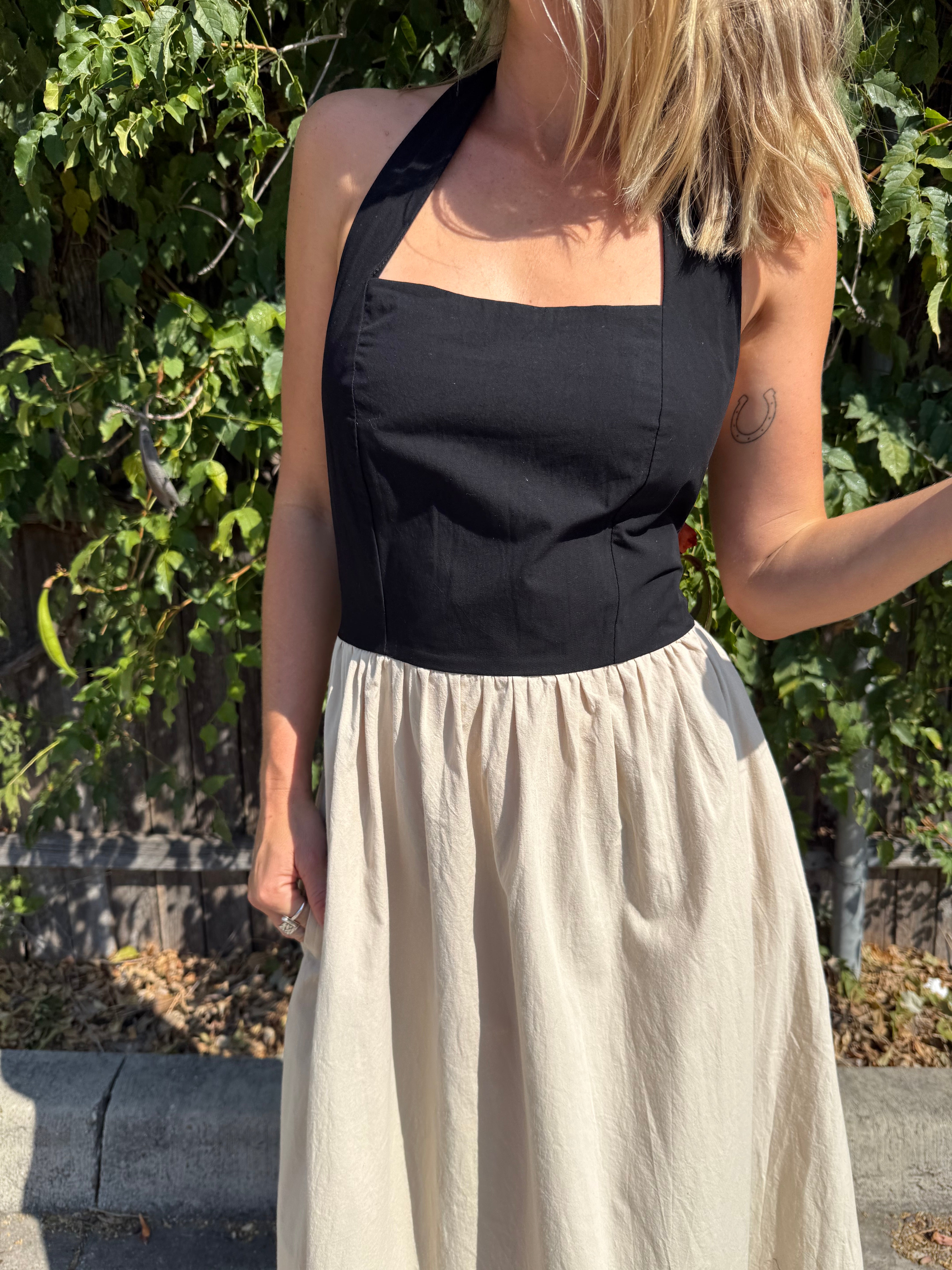 MINNIE HALTER DRESS