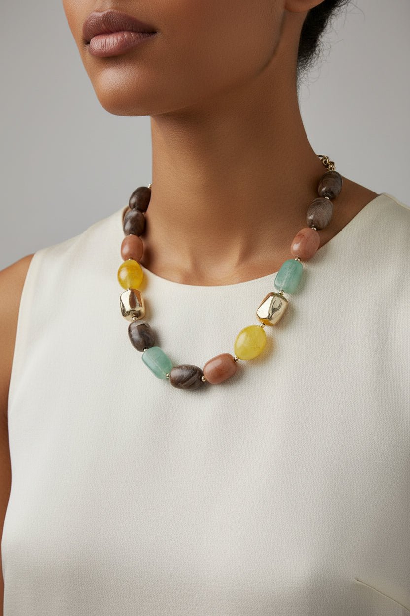 KAI BEADED NECKLACE - Esther Penn