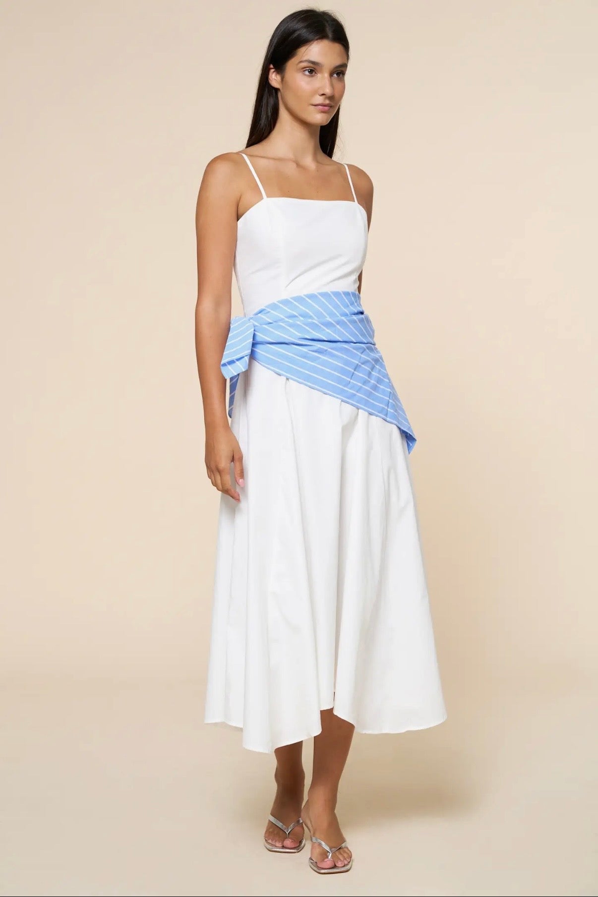 AMALFI SUNSET SCARF DRESS