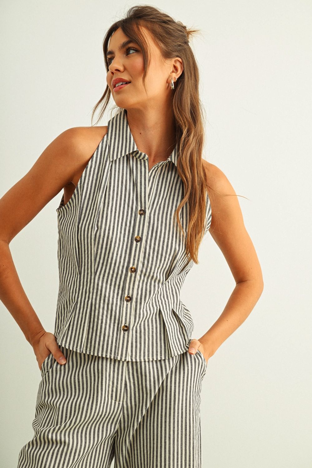 MAEVE STRIPED TOP