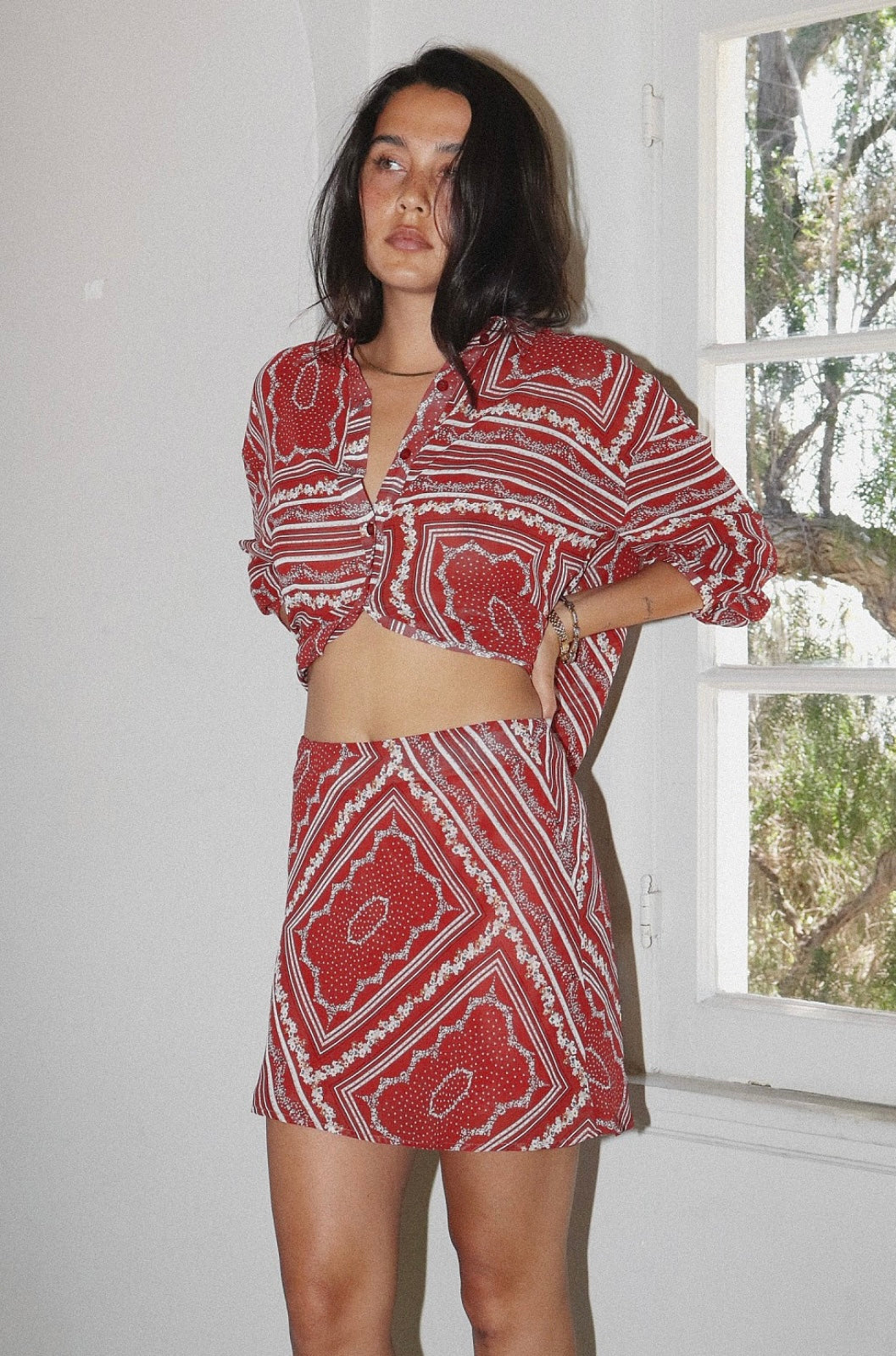 WINE CLUB SKIRT