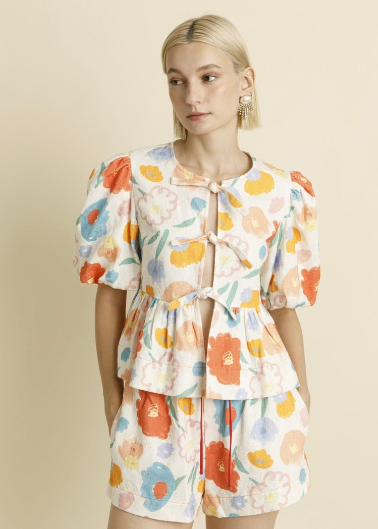 FALLING PETALS BLOUSE