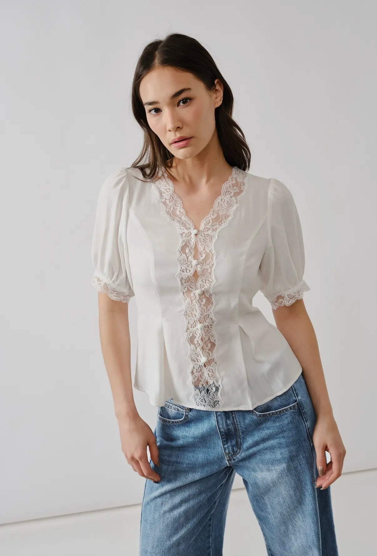 COCKTAIL HOUR LACE BLOUSE