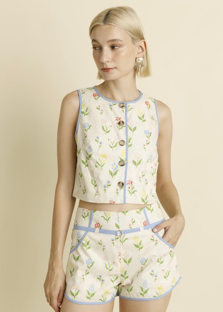 PAPPIET FLORAL VEST