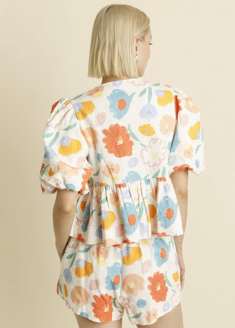 FALLING PETALS BLOUSE