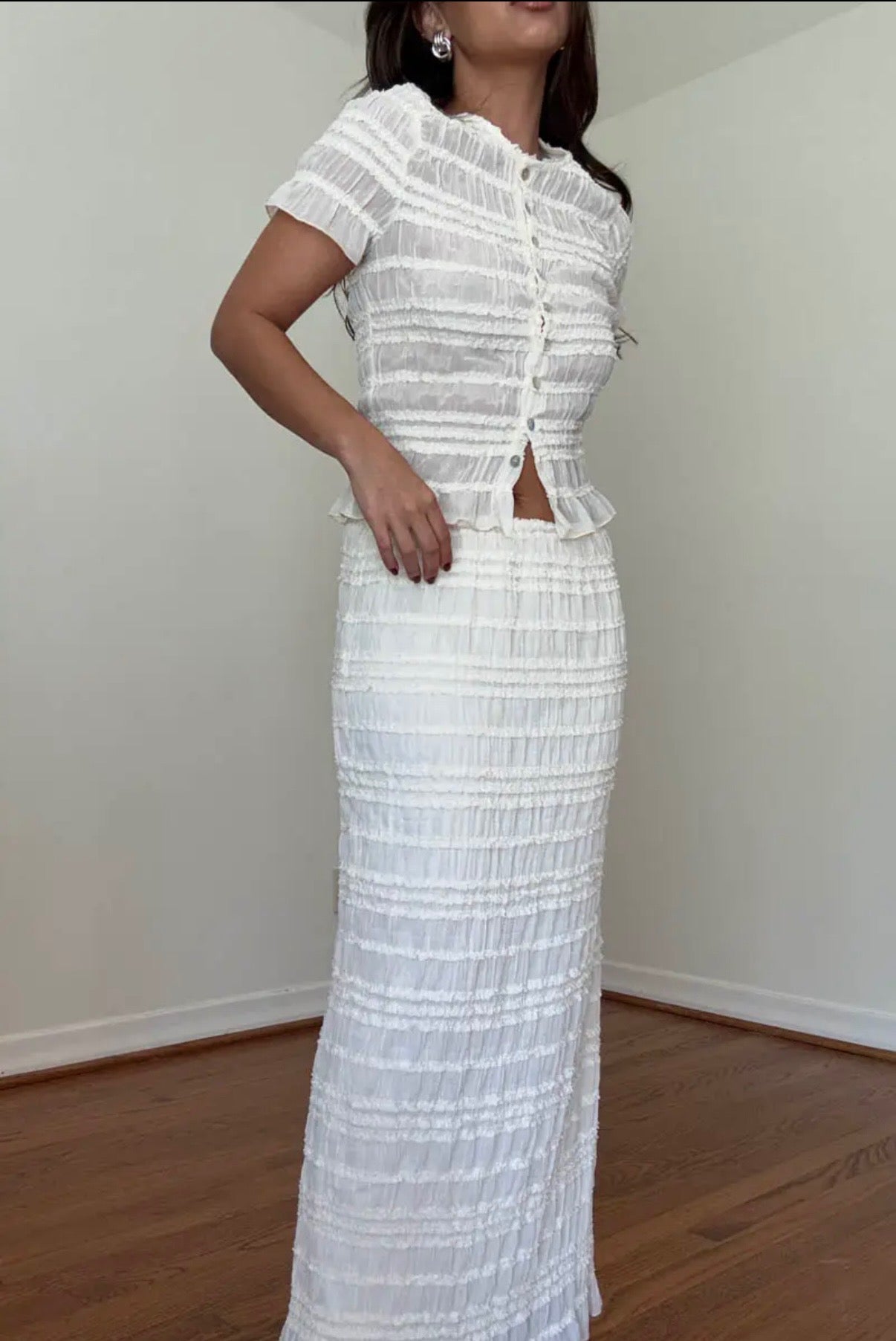 BETTY LACE MAXI SKIRT - Esther Penn