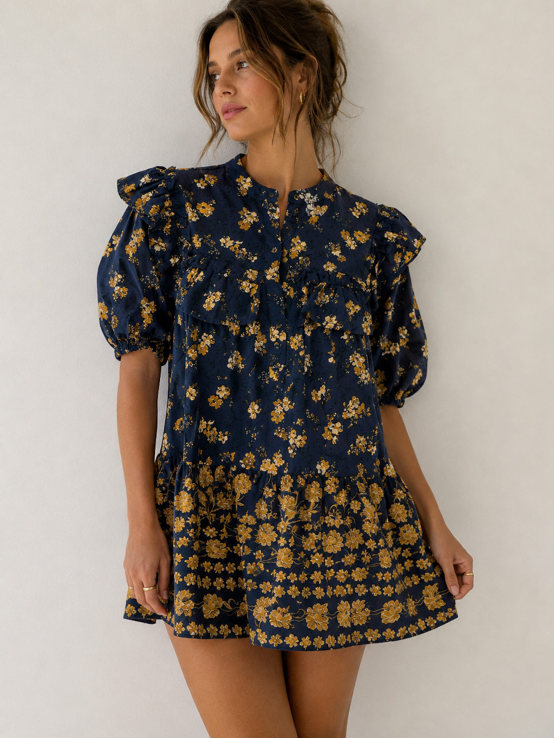 LINA FLORAL MINI DRESS