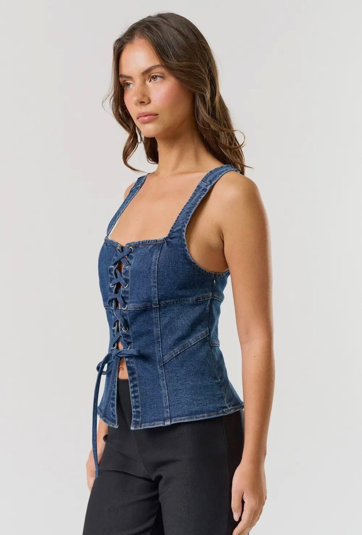 BEVO DENIM HALTER