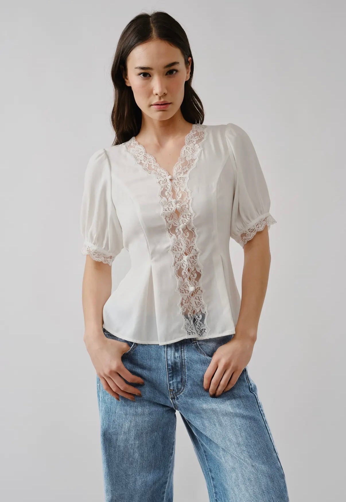 COCKTAIL HOUR LACE BLOUSE