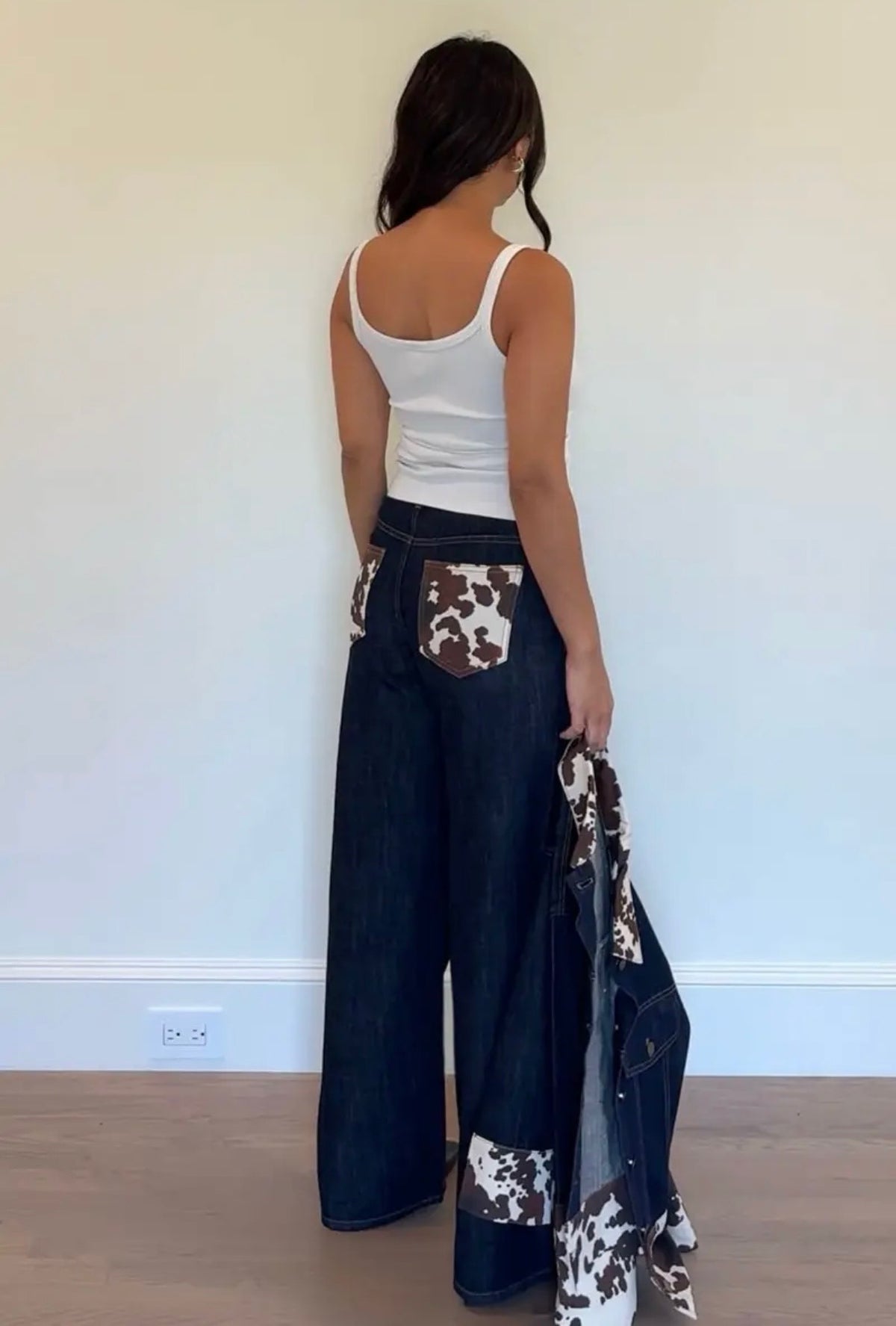 Cowhide Jeans
