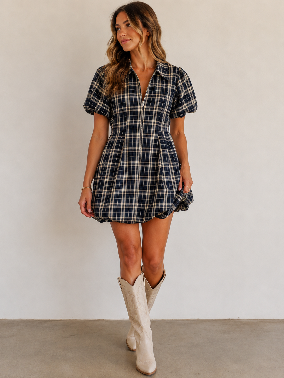 Miranda Blue Mini Dress