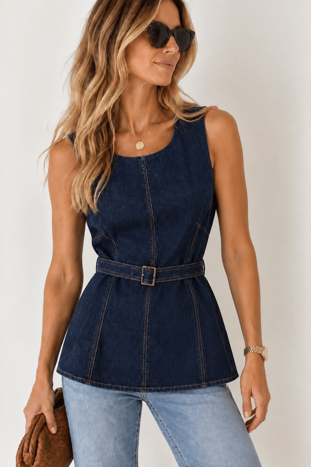 Cove Denim Top - Esther Penn