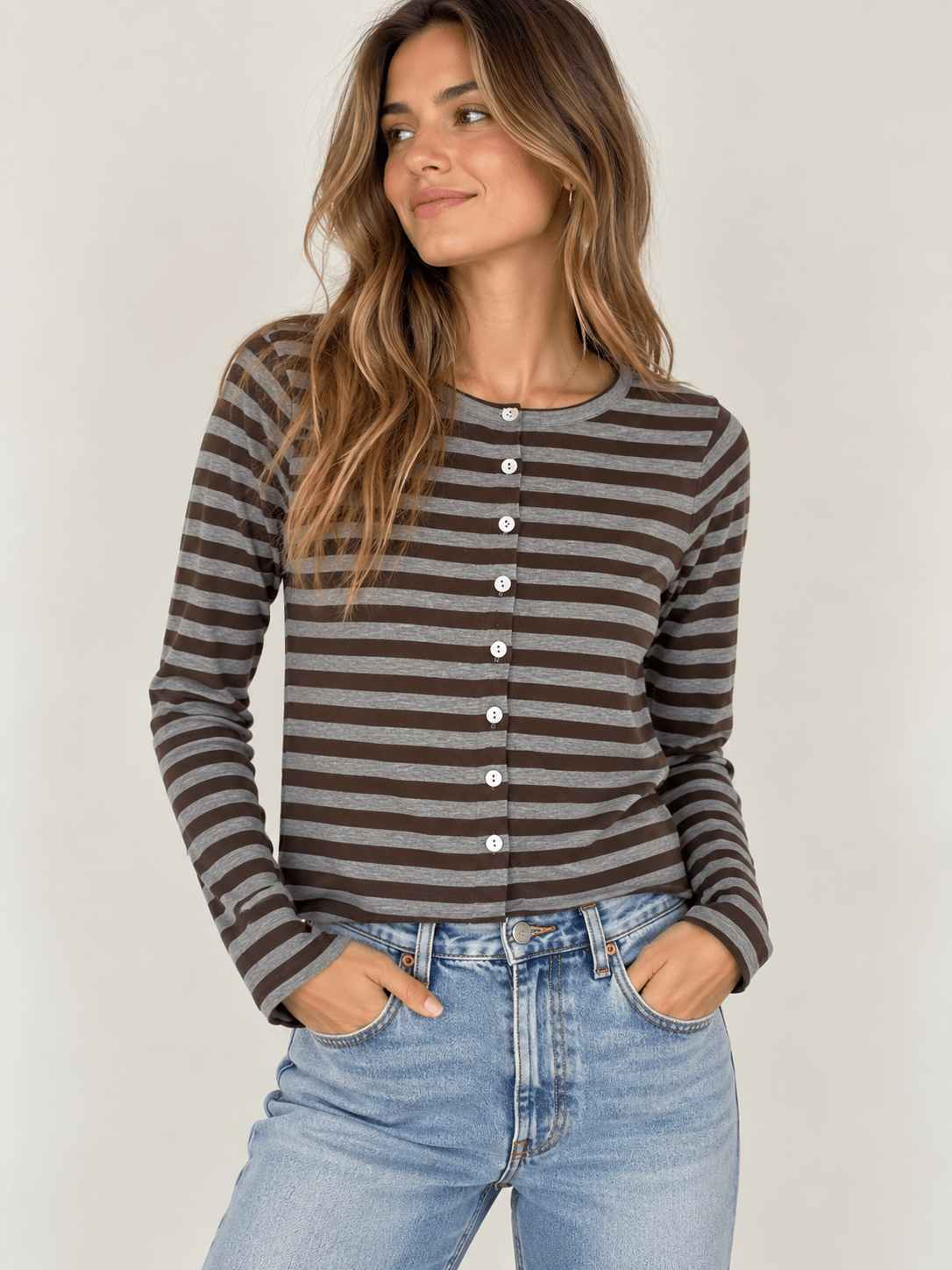 Lotty Striped Top - Esther Penn
