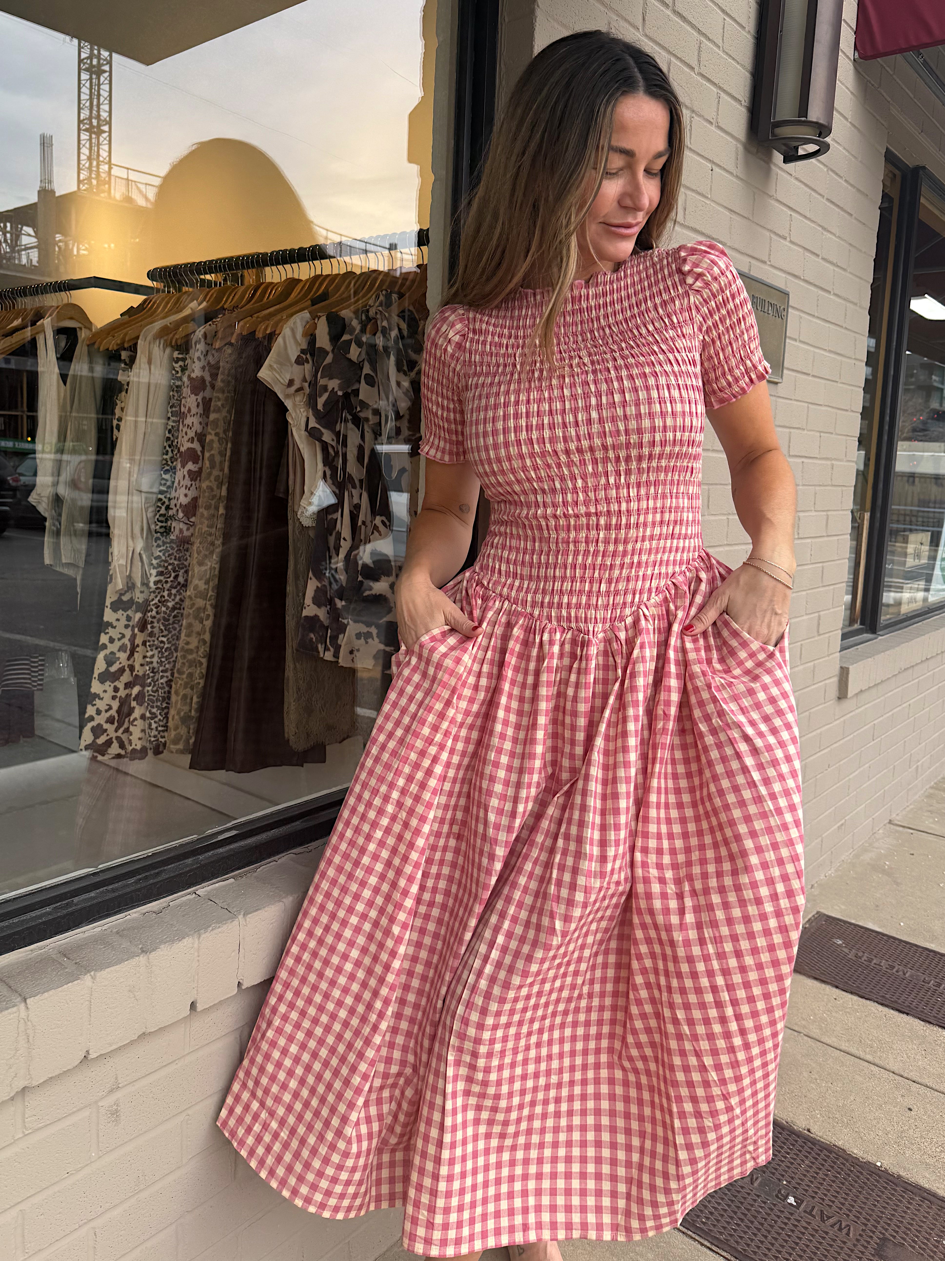 BIANCA SMOCKED DRESS - Esther Penn 