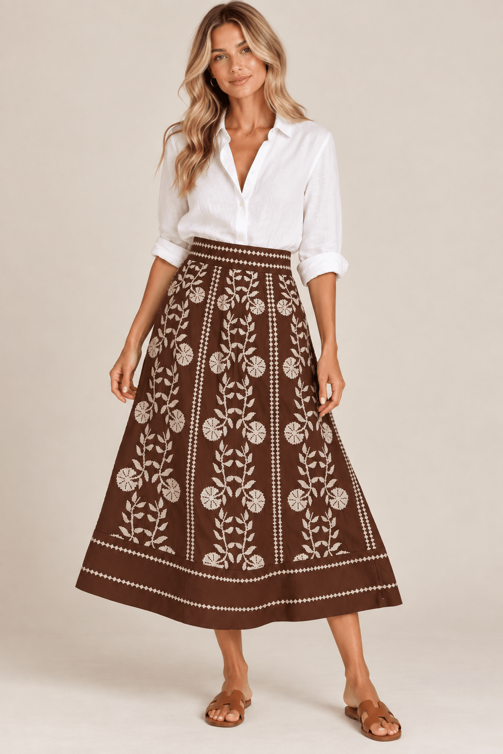 MAELAN MIDI SKIRT - Esther Penn