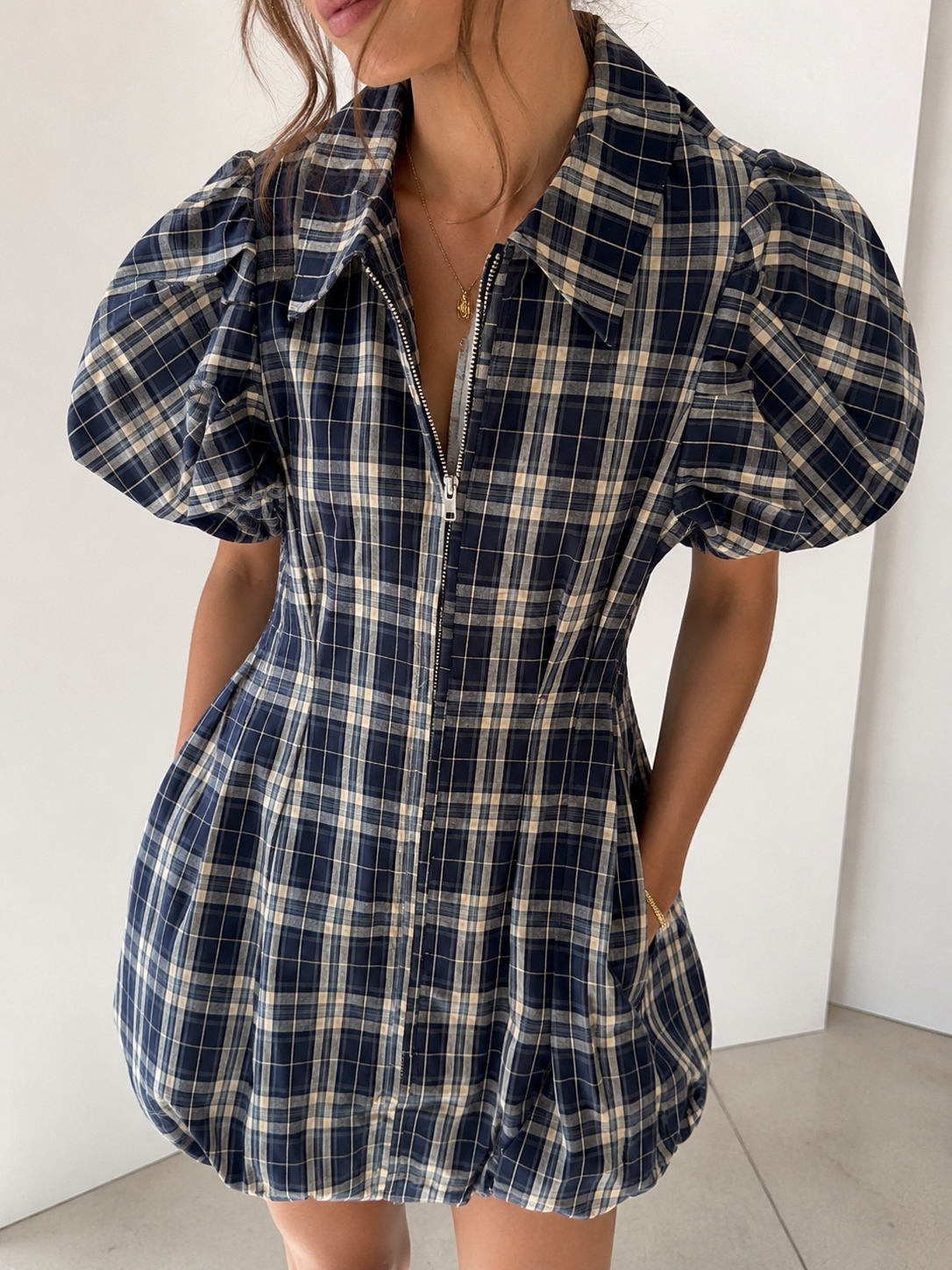 Miranda Blue Mini Dress