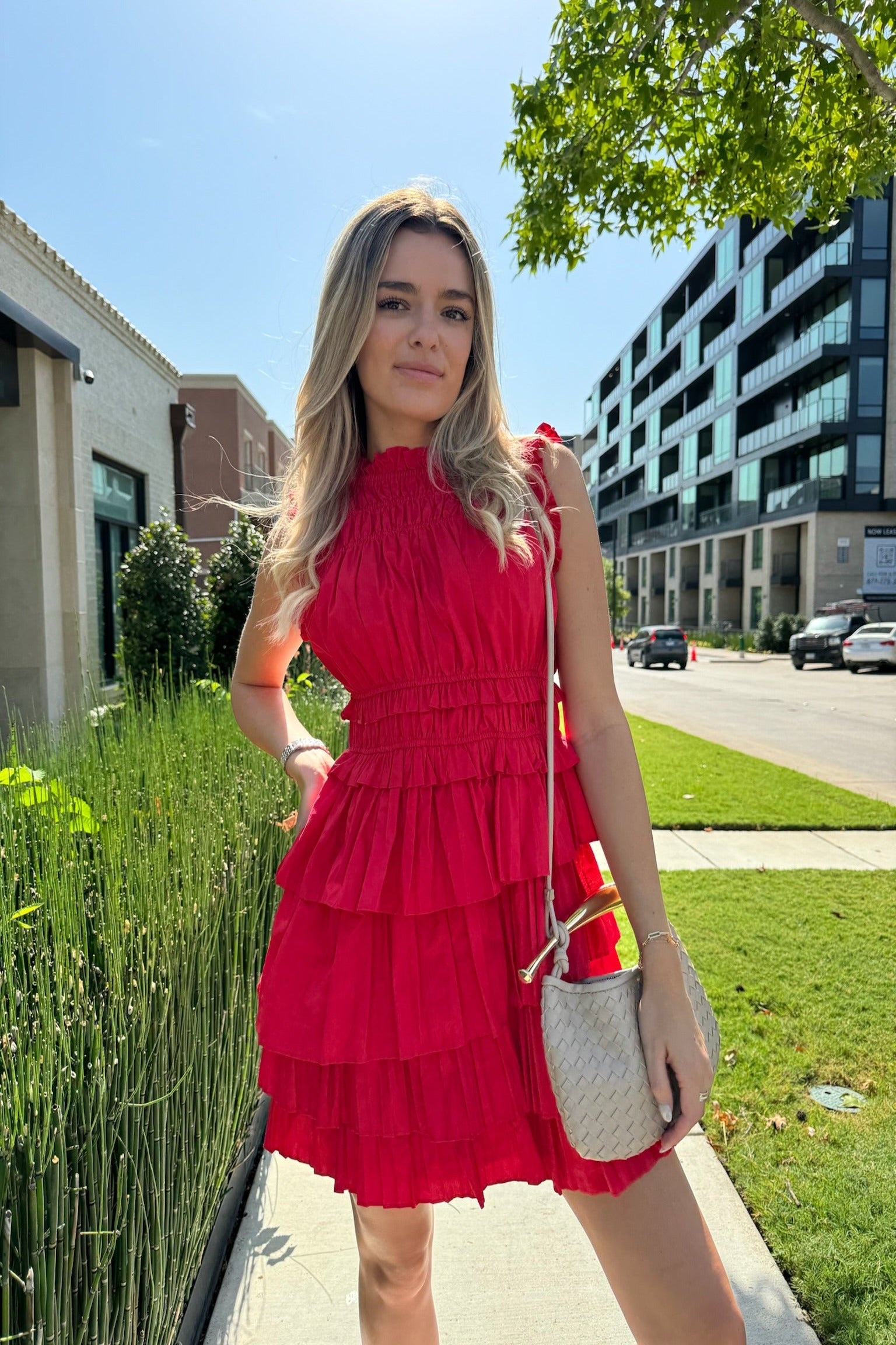 IZZY PLEATED DRESS