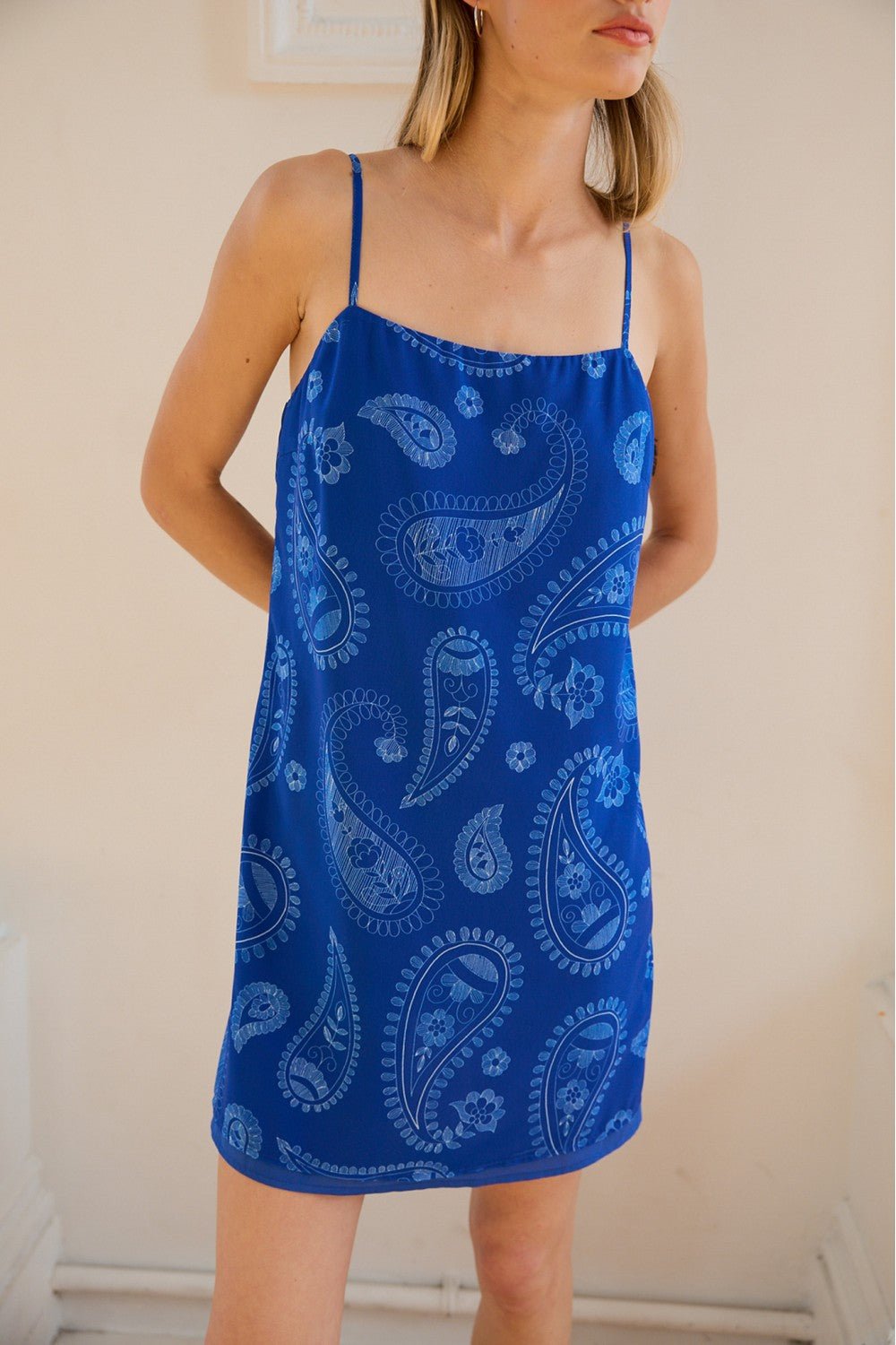 PAISLEY SLIP DRESS - Esther Penn