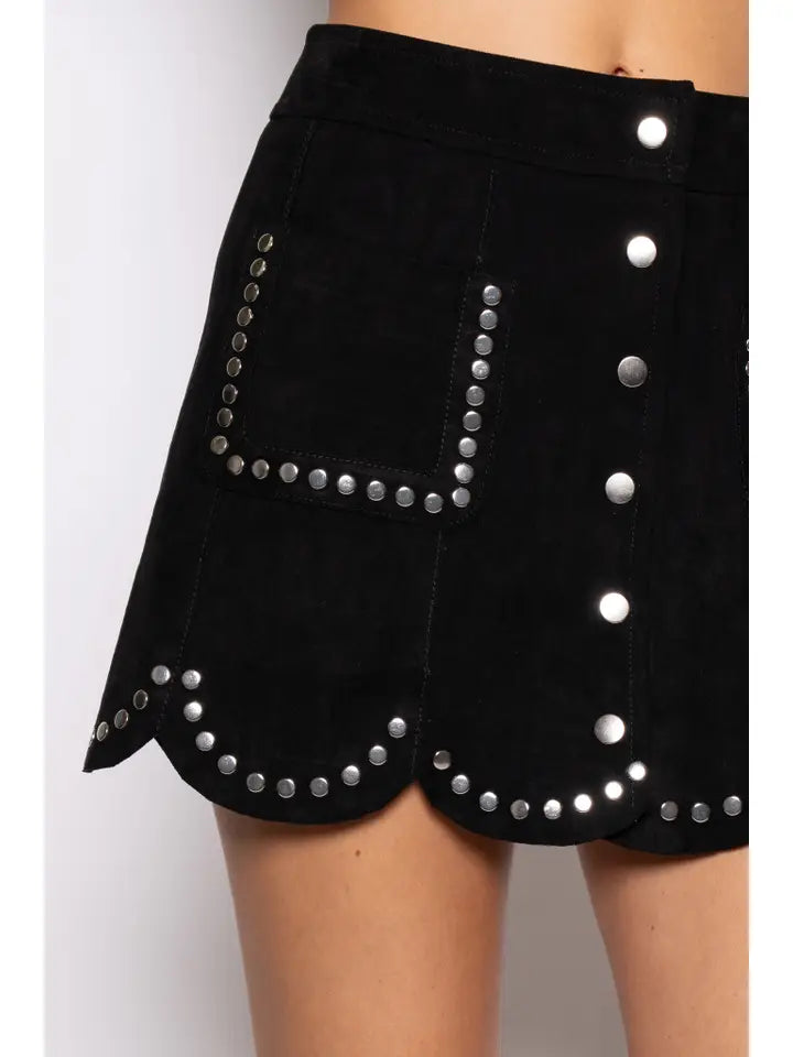 MARGOT SUEDE SKIRT