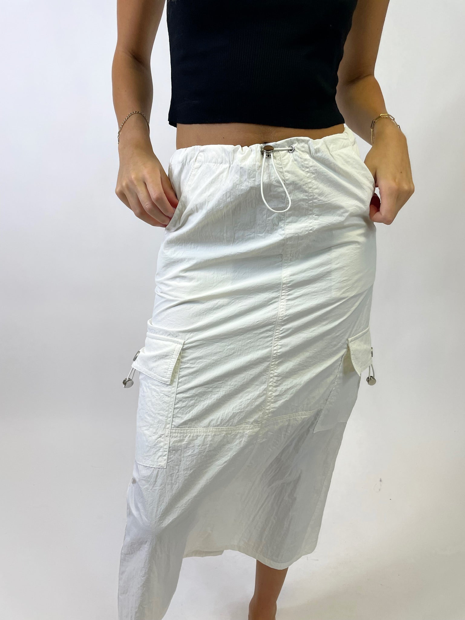 THE CARGO MIDI SKIRT