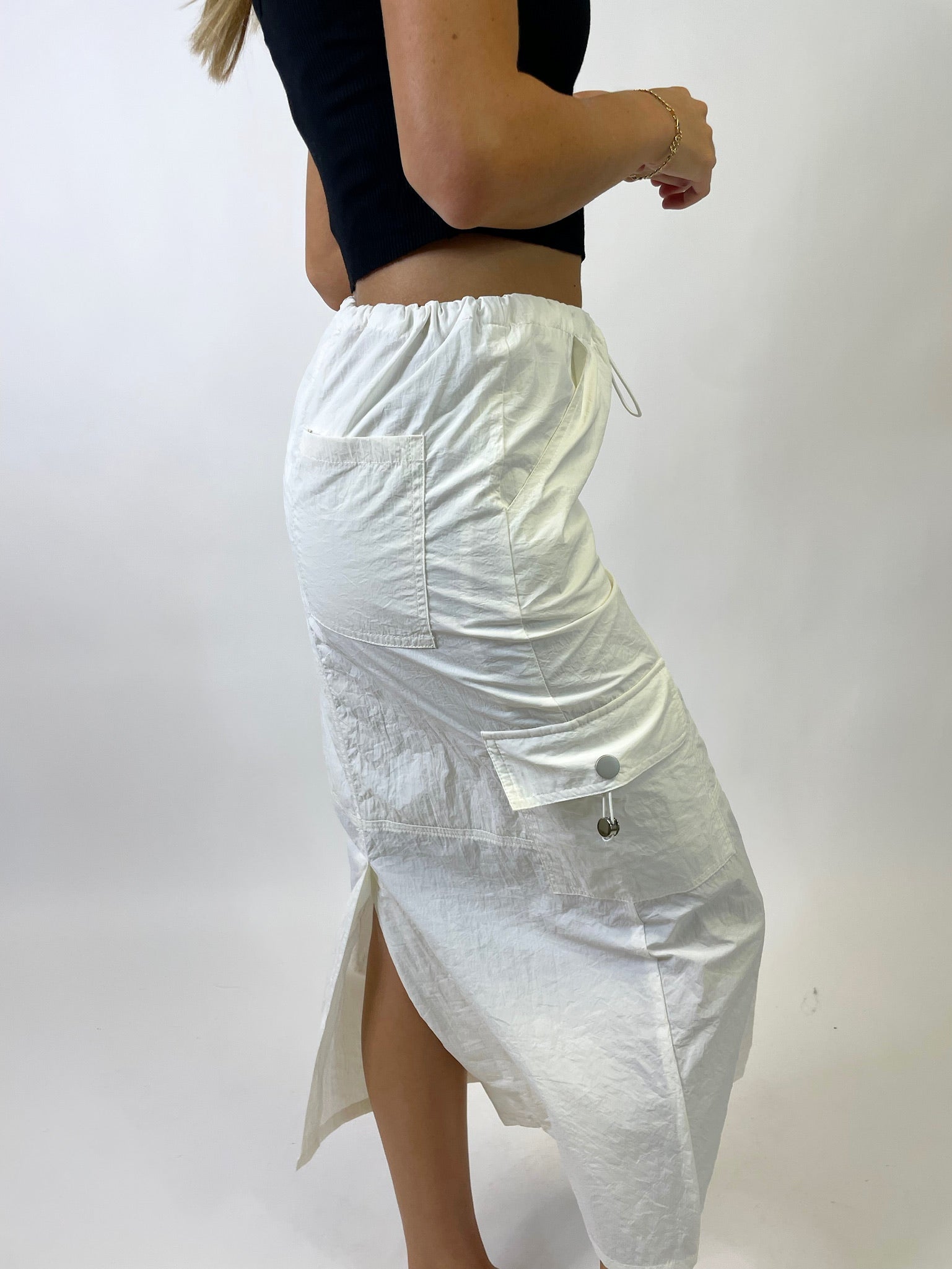 THE CARGO MIDI SKIRT