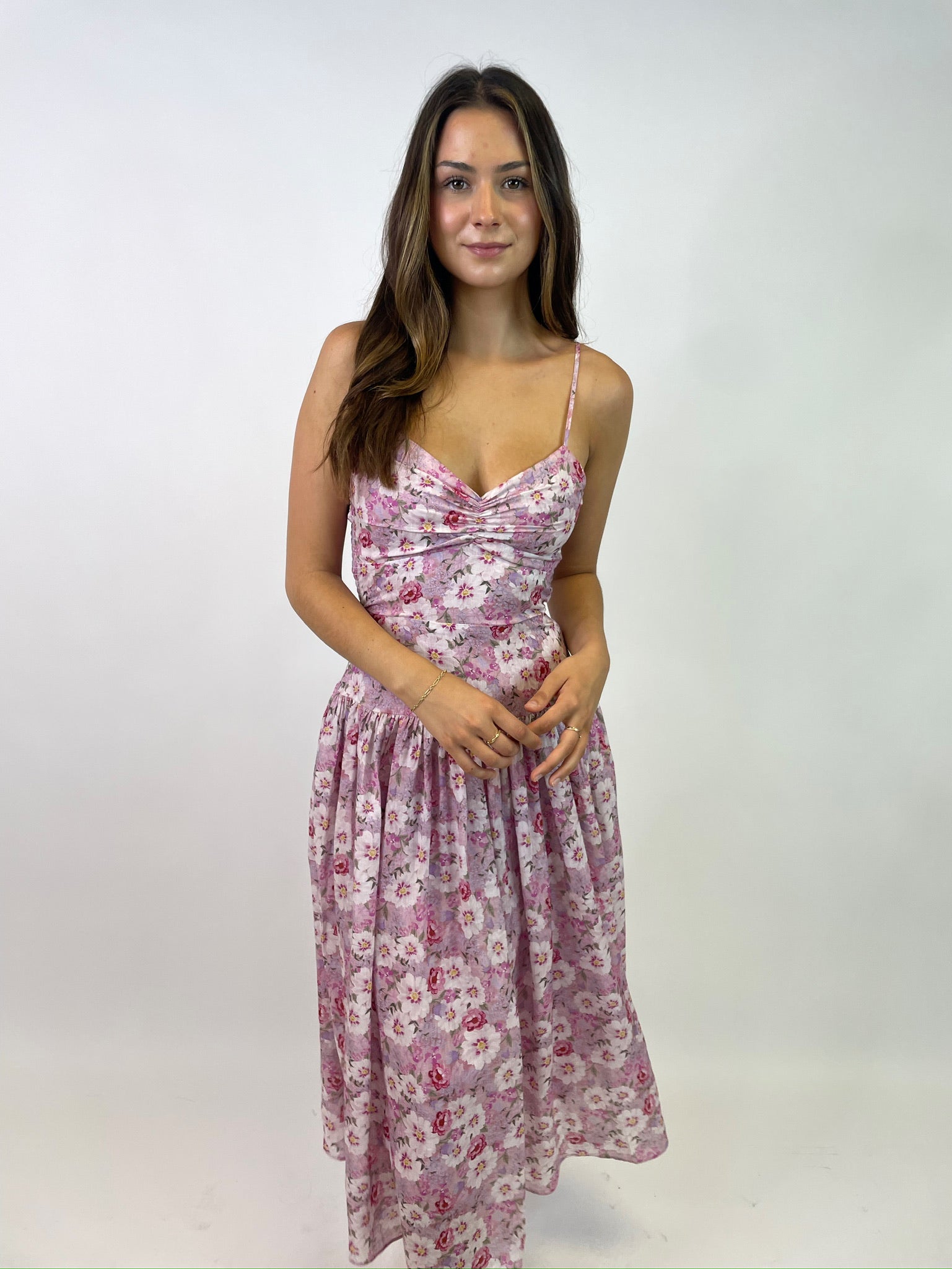 THE LILAH FLORAL DRESS
