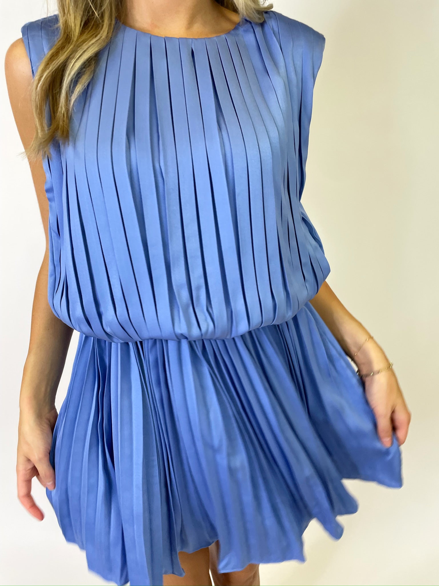 THE EMMY PLEATED ROMPER