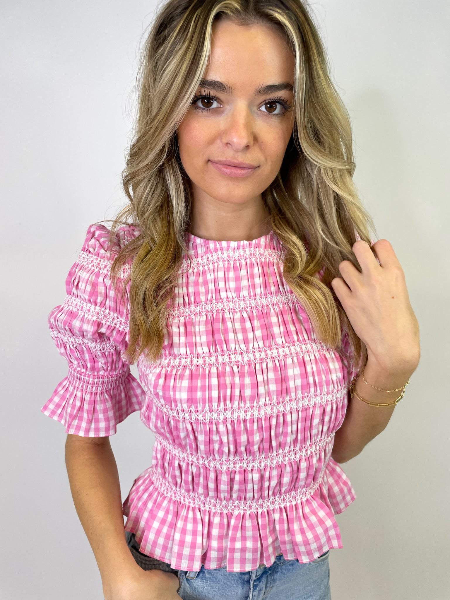 THE GINGHAM TOP